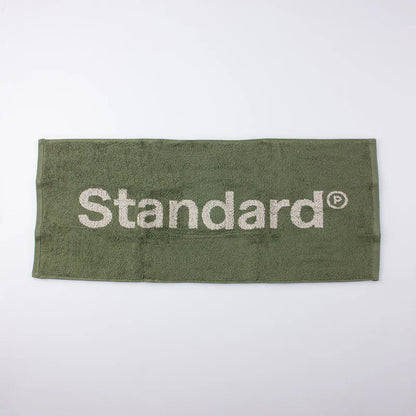 Standard Product 有機棉LOGO臉巾 綠色 - Kiiro Japan