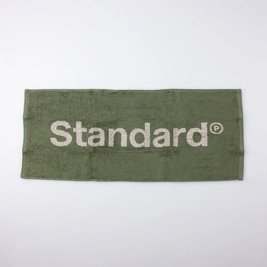 Standard Product 有機棉LOGO臉巾 綠色 - Kiiro Japan