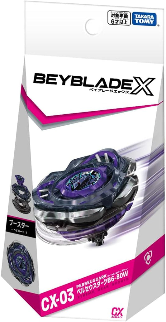 日本版 爆旋陀螺 Takara Tomy Beyblade X CX - 03 Perseus Dark B6 - 80W 英仙幽暗 - Kiiro Japan
