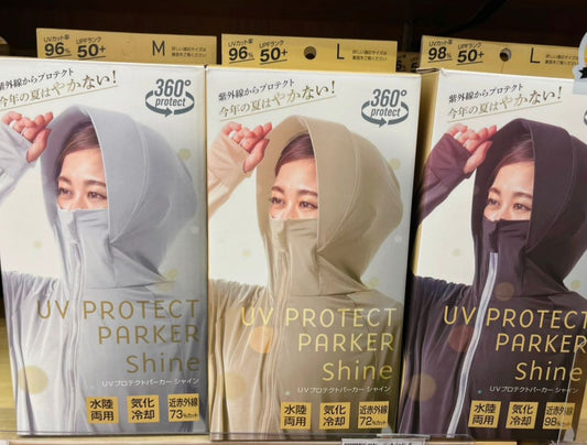 UV PROTECT PARKER Shine 360度水陸兩用冷感-5度連帽衫 - Kiiro Japan
