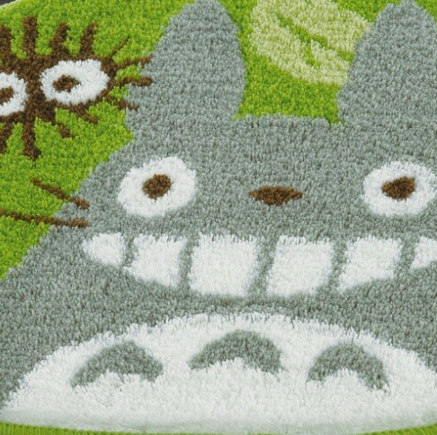 龍貓微笑樣毛毛室內地毯