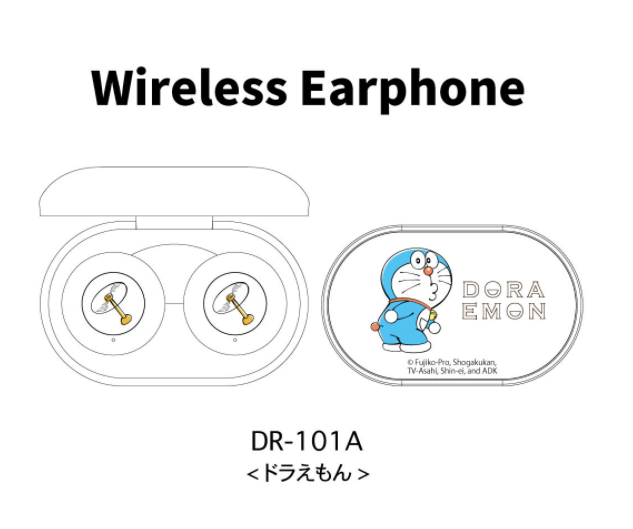 [6月發賣]多啦A夢無線耳機