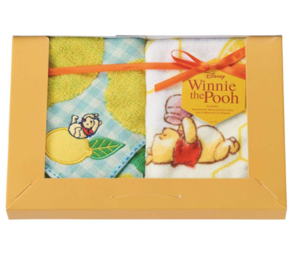 小熊維尼 2 條洗臉毛巾&大毛巾套裝禮品盒
