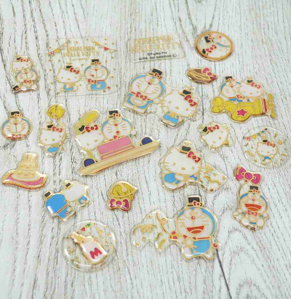 Hello Kitty x Doraemon Sticker
