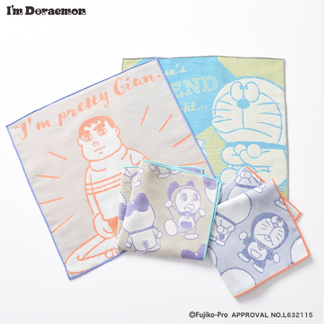日本製 I'm Doraemon 手帕