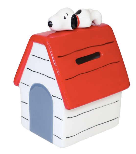 Snoopy 陶器製貯金箱