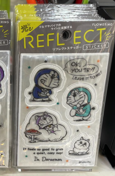 Doraemon Reflection Sticker