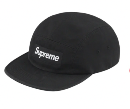 Supreme Washed Chino Twill Camp Cap