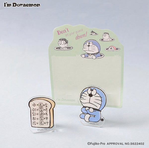 Flowering x Doraemon Memo Clip Stand