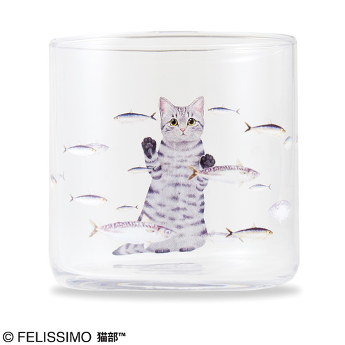 Felissimo 貓水族館玻璃杯