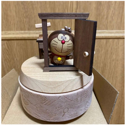 Wooderlife多啦A夢隨意門木製音樂盒Wooden Music Box