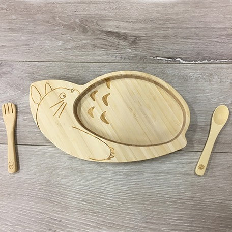 日本製 Funfam 龍貓竹製餐具
