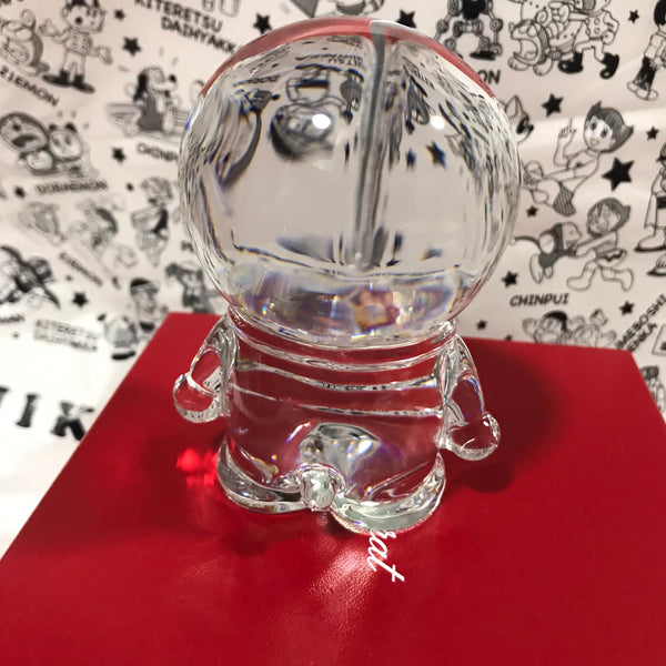 不二雄博物館 多啦a夢立體水晶
