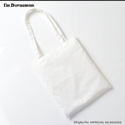 Flowering x Doraemon 棉質刺繡 Totebag