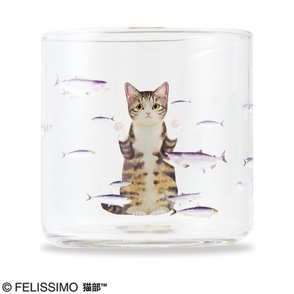 Felissimo 貓水族館玻璃杯