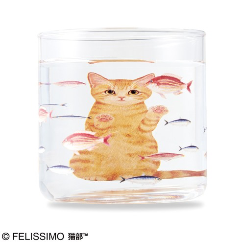Felissimo 貓水族館玻璃杯