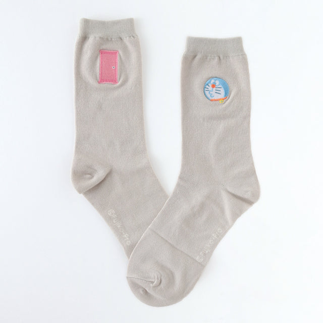 Green Flash x Doraemon 刺繡長襪