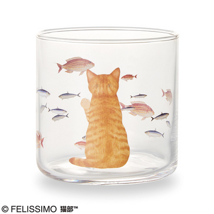 Felissimo 貓水族館玻璃杯