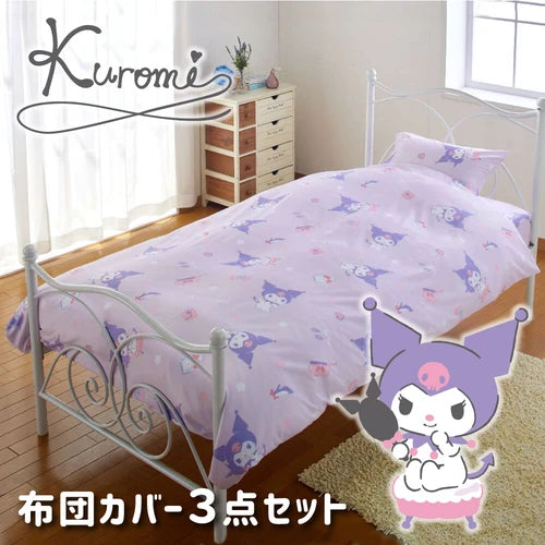 Kuromi x 床上用品 3點套裝(淨Kuromi)