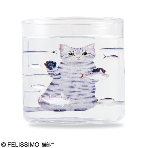 Felissimo 貓水族館玻璃杯