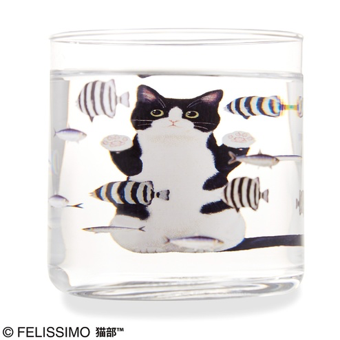 Felissimo 貓水族館玻璃杯