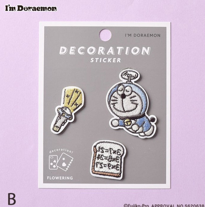 Doraemon 刺繡 Sticker