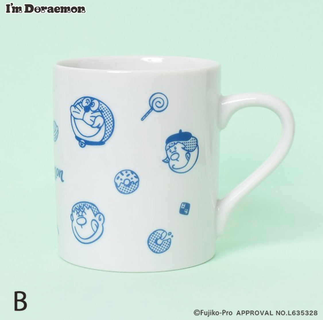 Flowering I’m Doraemon 日本製陶瓷杯