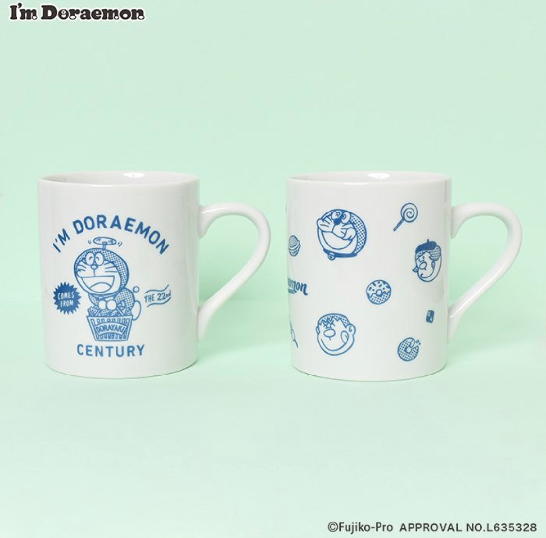 Flowering I’m Doraemon 日本製陶瓷杯