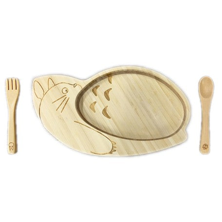 日本製 Funfam 龍貓竹製餐具